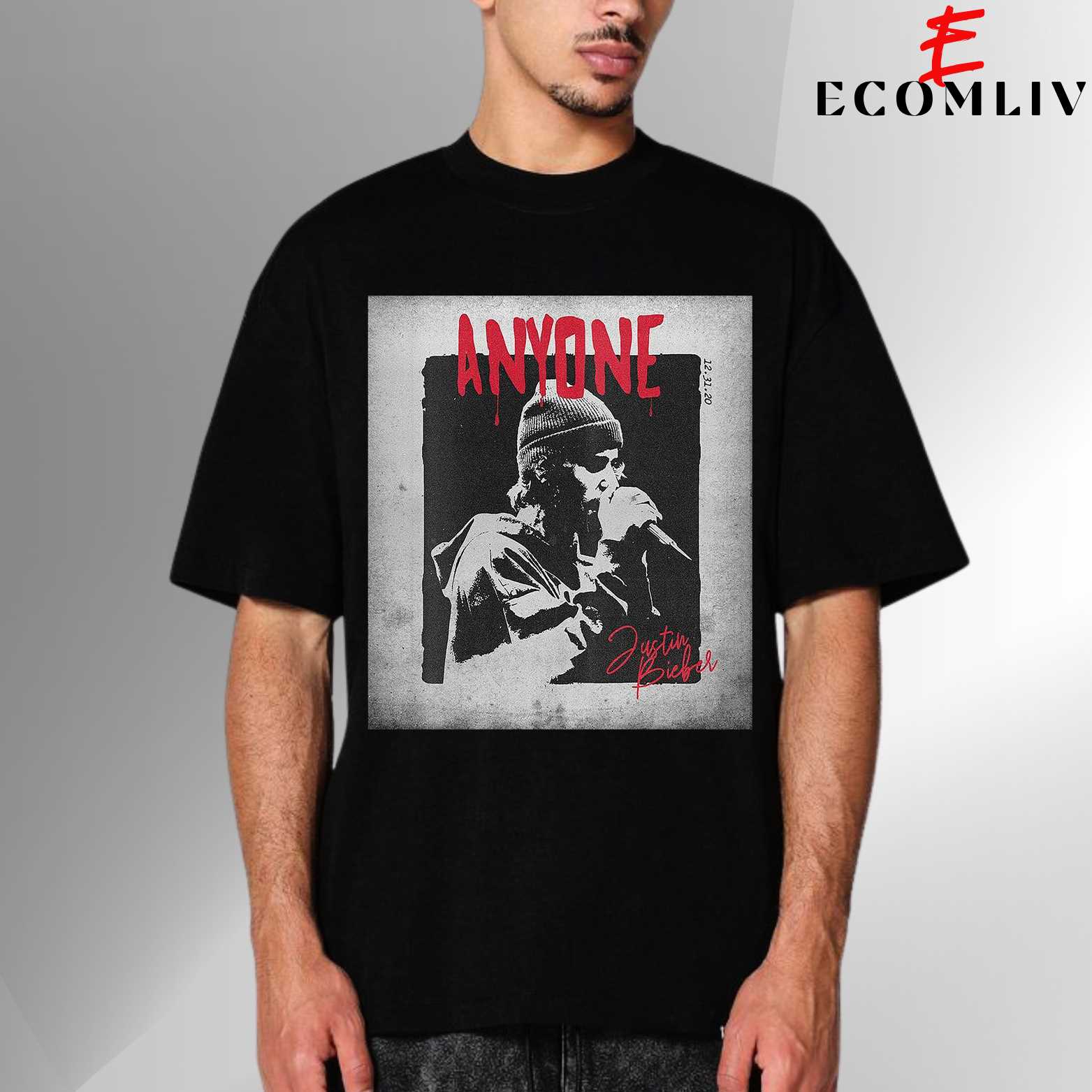 Justin Bieber Retro Unisex Tee, Pop Star T-Shirt
